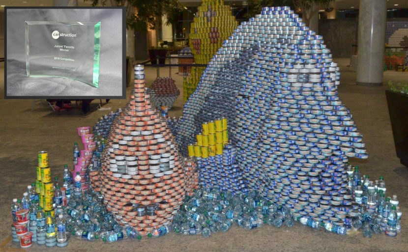 Canstruction Award Winner H2m Architects Engineers