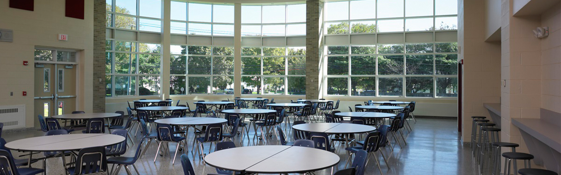 Kings Park high school cafeteria