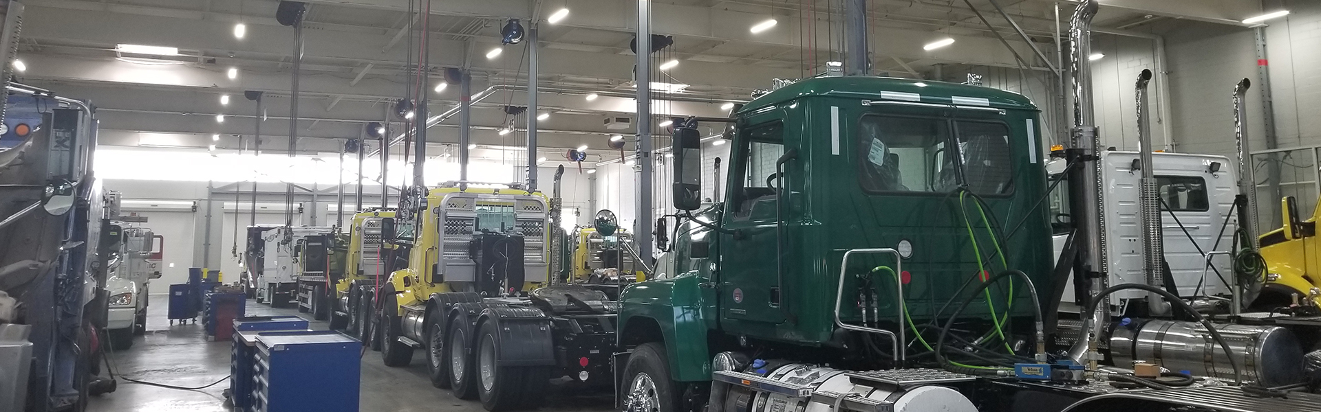 Truck Repair Facility Vehicle Wash Bay