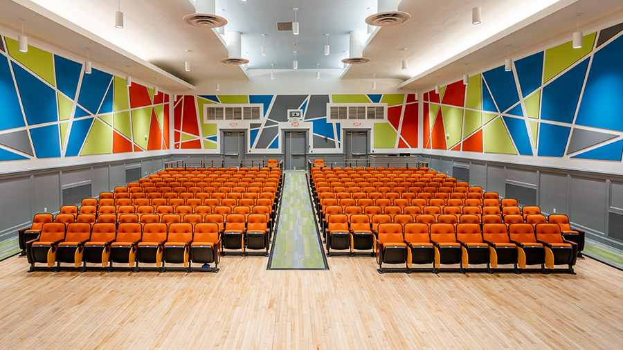 Hastings-on-Hudson middle school auditorium